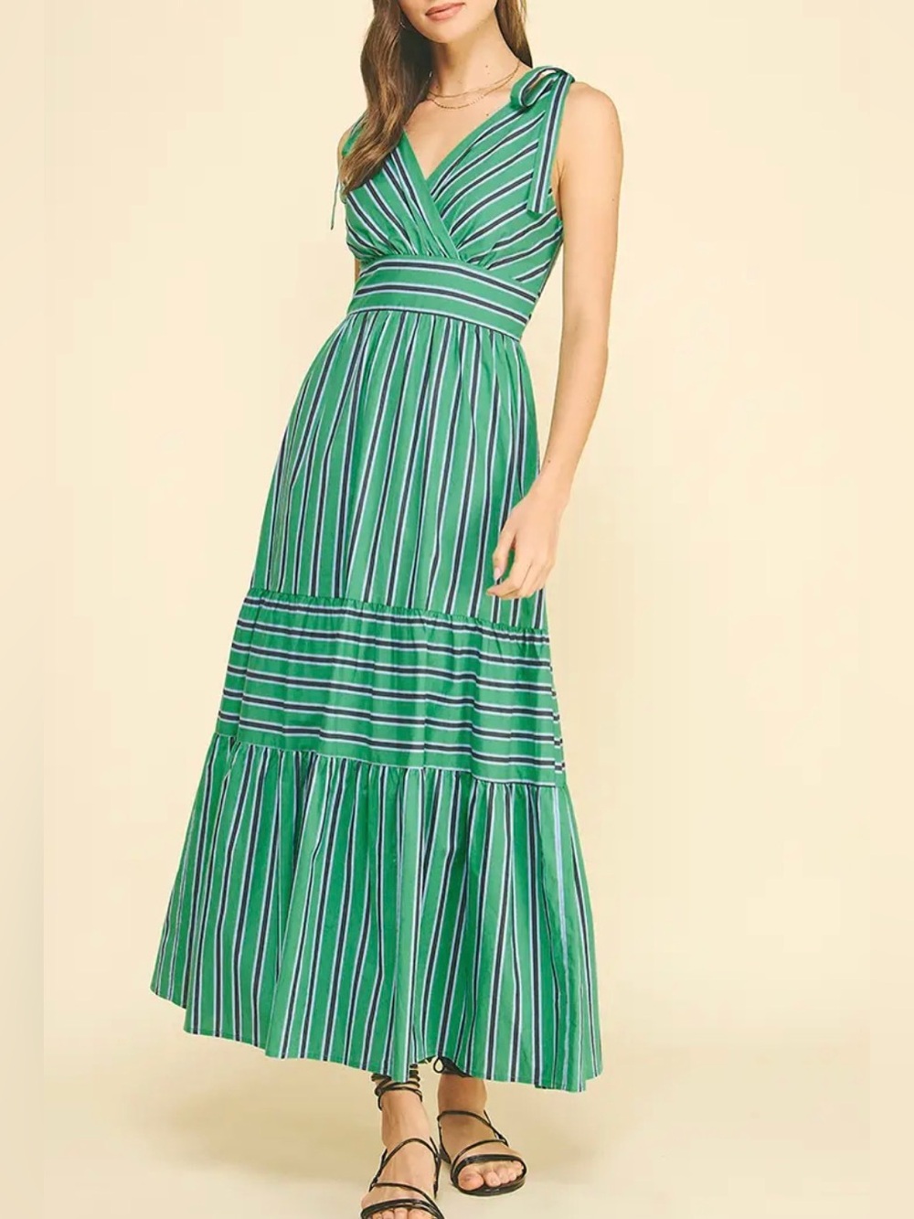 Pinch Striped Maxi Dress